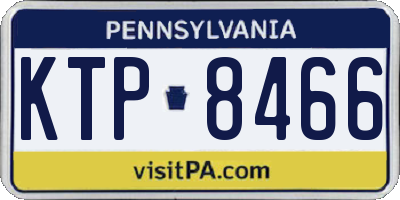 PA license plate KTP8466