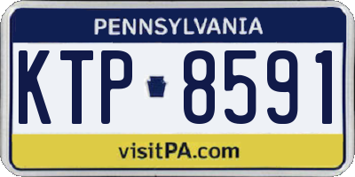 PA license plate KTP8591