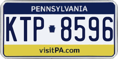 PA license plate KTP8596