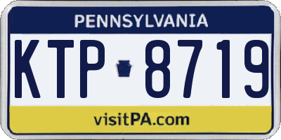 PA license plate KTP8719
