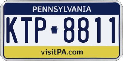 PA license plate KTP8811