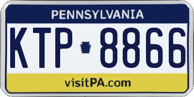 PA license plate KTP8866