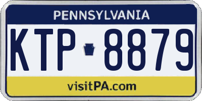 PA license plate KTP8879