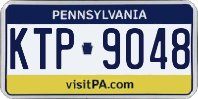 PA license plate KTP9048