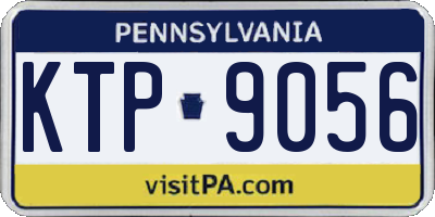 PA license plate KTP9056