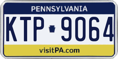 PA license plate KTP9064