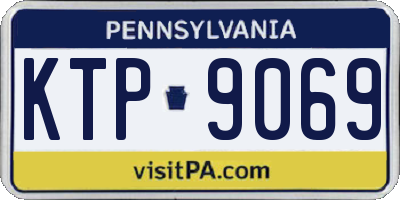 PA license plate KTP9069