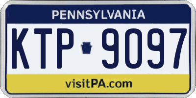 PA license plate KTP9097