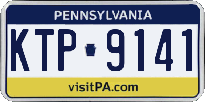 PA license plate KTP9141