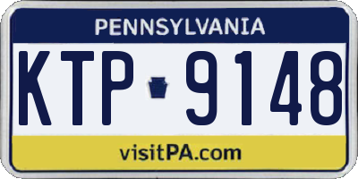 PA license plate KTP9148