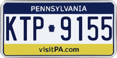 PA license plate KTP9155