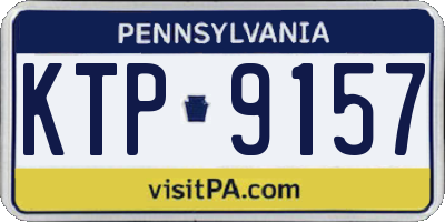 PA license plate KTP9157