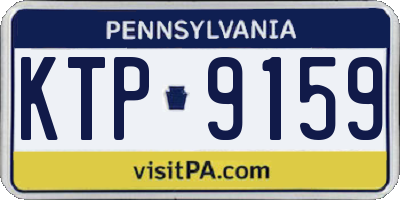 PA license plate KTP9159