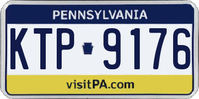 PA license plate KTP9176