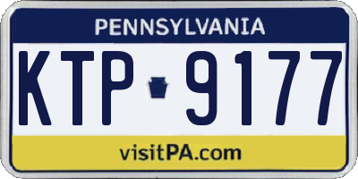PA license plate KTP9177