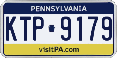 PA license plate KTP9179