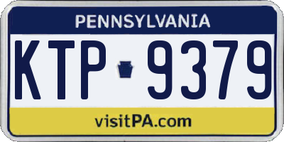PA license plate KTP9379