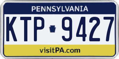 PA license plate KTP9427