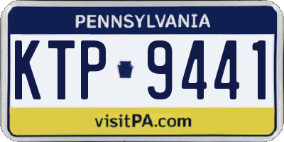 PA license plate KTP9441