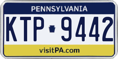 PA license plate KTP9442