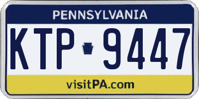 PA license plate KTP9447