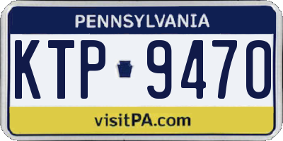 PA license plate KTP9470