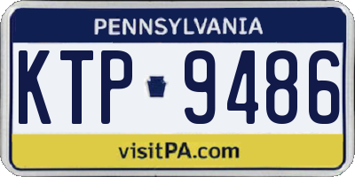 PA license plate KTP9486