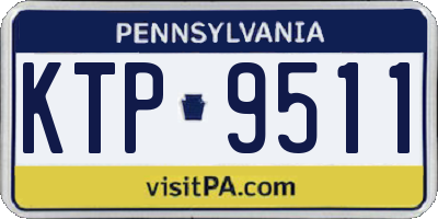 PA license plate KTP9511