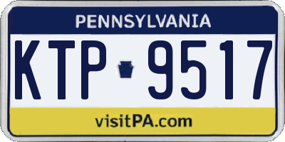 PA license plate KTP9517