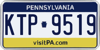 PA license plate KTP9519
