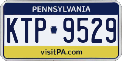 PA license plate KTP9529