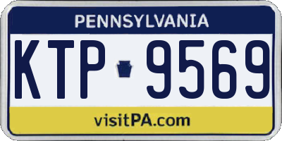 PA license plate KTP9569