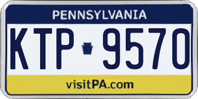 PA license plate KTP9570