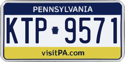PA license plate KTP9571
