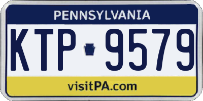 PA license plate KTP9579