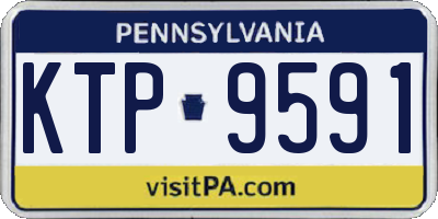 PA license plate KTP9591