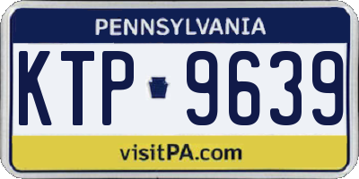 PA license plate KTP9639