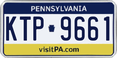 PA license plate KTP9661