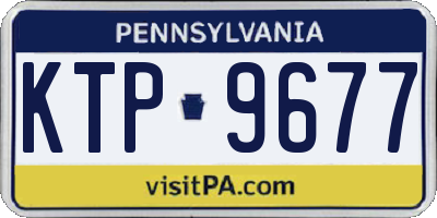PA license plate KTP9677