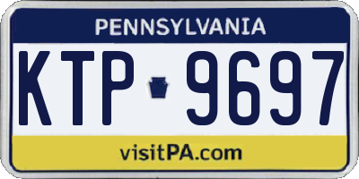 PA license plate KTP9697