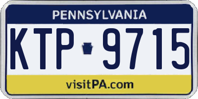 PA license plate KTP9715
