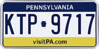 PA license plate KTP9717