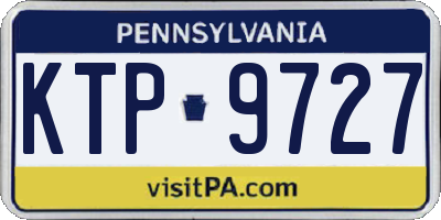 PA license plate KTP9727
