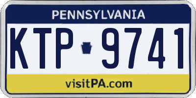 PA license plate KTP9741
