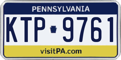 PA license plate KTP9761