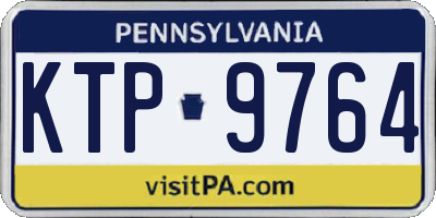 PA license plate KTP9764