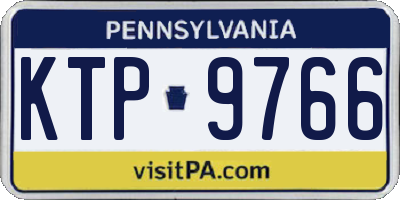 PA license plate KTP9766