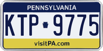 PA license plate KTP9775