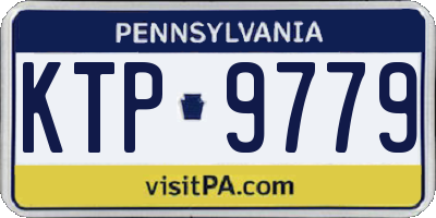 PA license plate KTP9779