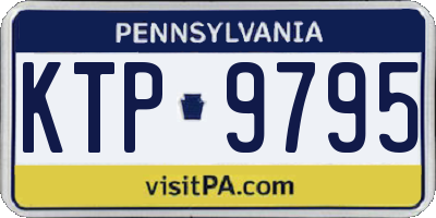 PA license plate KTP9795